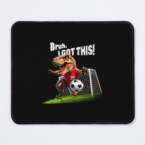 Item preview, Teen Kid Soccer Goalie T-Rex Dinosaur Design, Bruh I GOT THIS Fun for Soccer Kids designed and sold by DETOYASHALL.