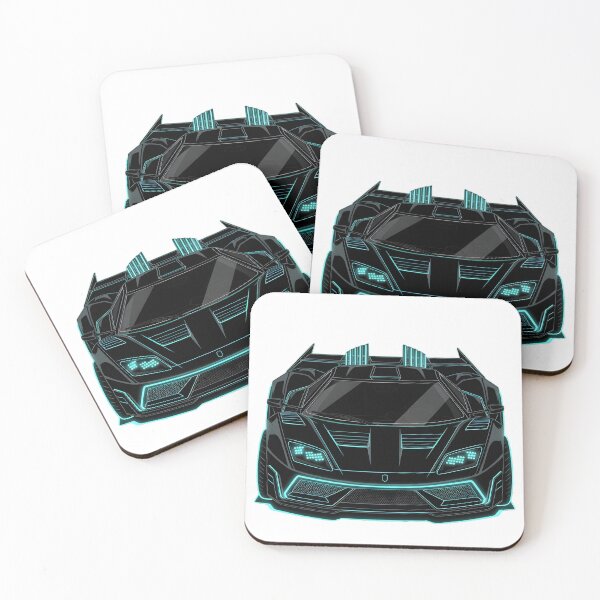 Item preview, Futuristic Cyberpunk Sports Car Neon Drive designed and sold by Adriib.