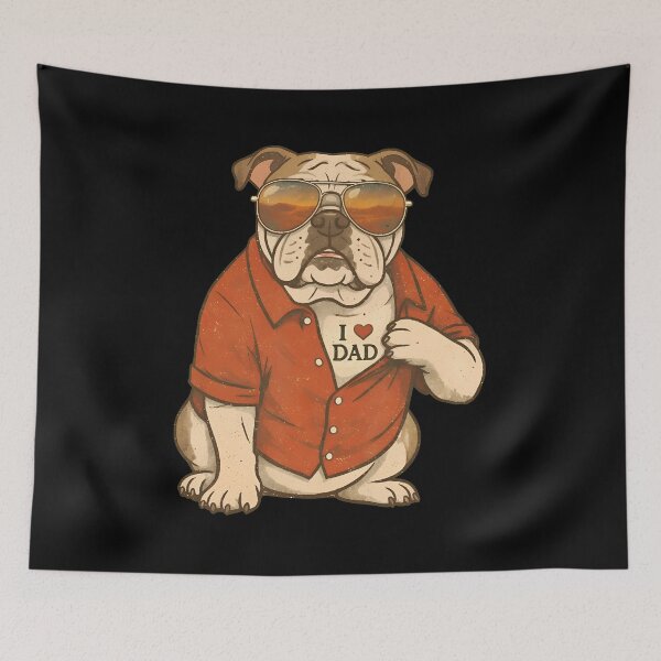 Item preview, Cool Dog Aviator Dad Love Graphic Tee designed and sold by SoyLamderma.