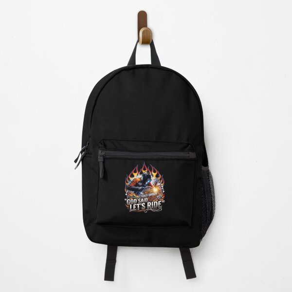 Item preview, God Said Lets Ride Harley Davidson Retro Motorcycle Design designed and sold by enzoade.