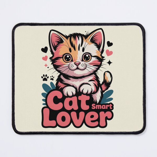 Item preview, Cat Smart Lover Cartoon Kitten designed and sold by Lopez-Design.