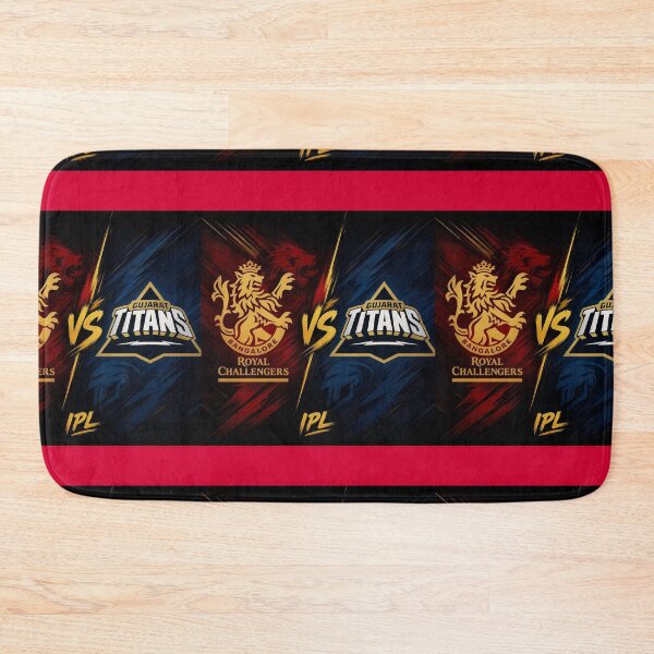 Item preview, Royal Challengers Bangalore vs Gujarat Titans – IPL Rivalry Tee designed and sold by Crick-Art.