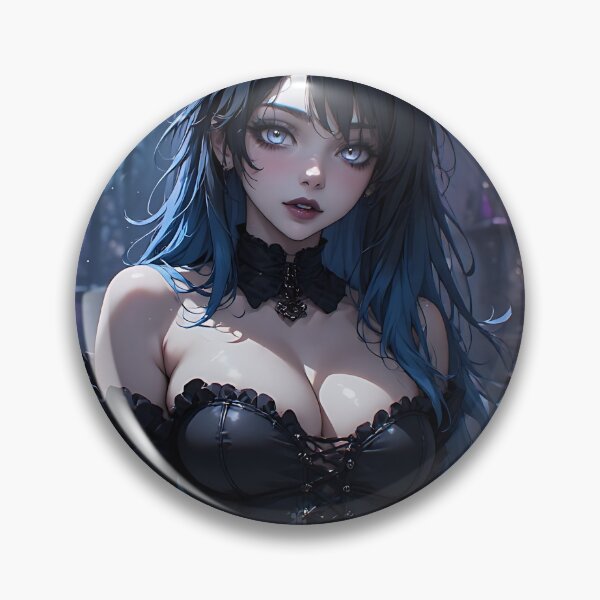 Item preview, Hot Halloween Anime Goth Girl Waifu 200 designed and sold by Your New Fixation.