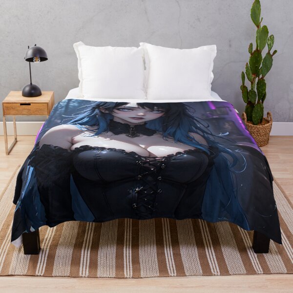 Item preview, Hot Halloween Anime Goth Girl Waifu 200 designed and sold by Your New Fixation.
