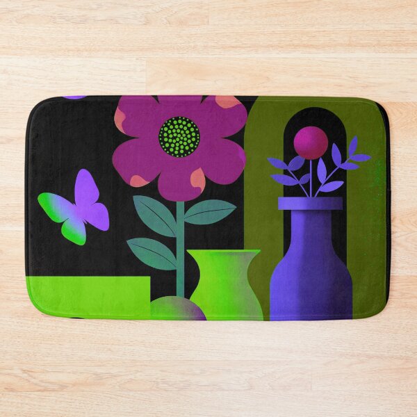 Item preview, Electric Violet Bloom | Neon Fantasy Botanical Art designed and sold by joycrysstudio.