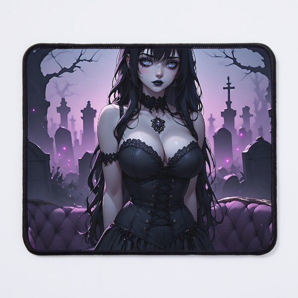 Item preview, Hot Halloween Anime Goth Girl Waifu 203 designed and sold by Your New Fixation.