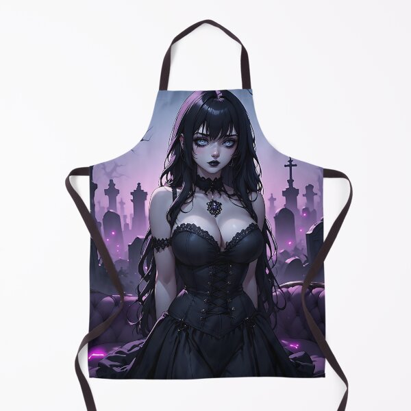 Item preview, Hot Halloween Anime Goth Girl Waifu 203 designed and sold by Your New Fixation.