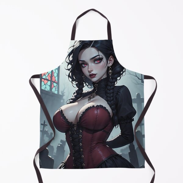Item preview, Hot Halloween Anime Goth Girl Waifu 205 designed and sold by Your New Fixation.