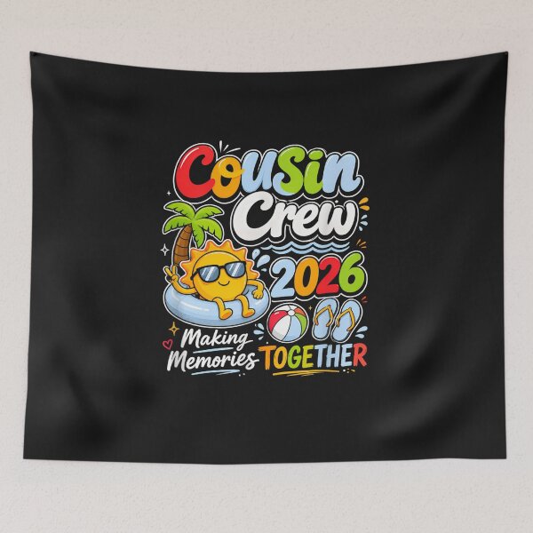 Item preview, Cousin Crew 2026 Vacation Summer Memories Kids designed and sold by FrankIsabel.