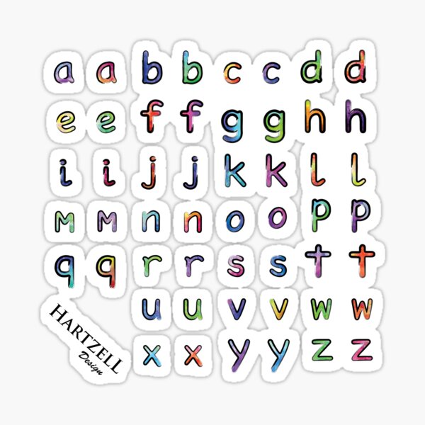 Item preview, Watercolor Alphabet designed and sold by hartzelldesign.