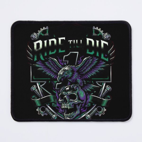 Item preview, Ride Till Die Harley Davidson Vintage Garage Style Design designed and sold by enzoade.