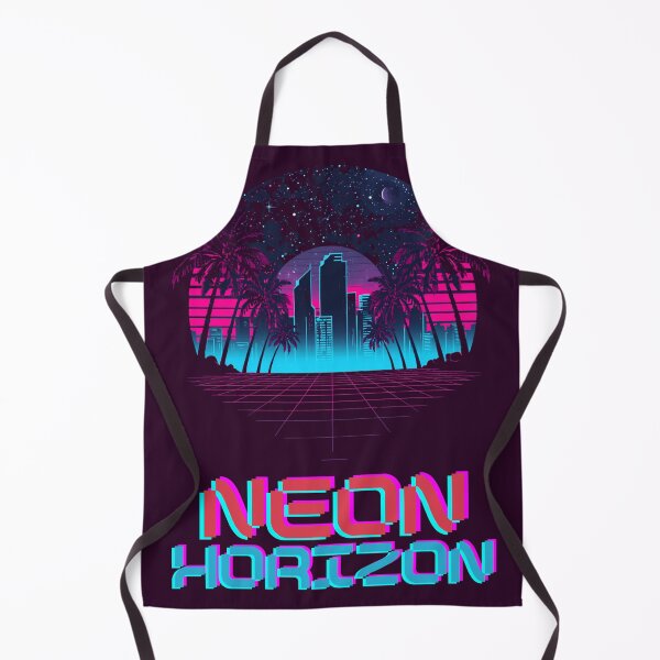 Item preview, Neon Horizon T-shirt for women and man loving retro synthwave designed and sold by Lopez-Design.