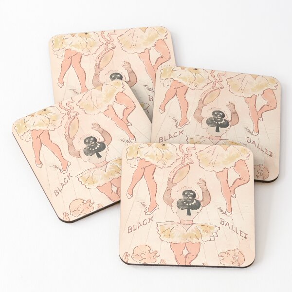 Item preview, Black Ballet Clubs Card | Tarot Art designed and sold by GammaRay.
