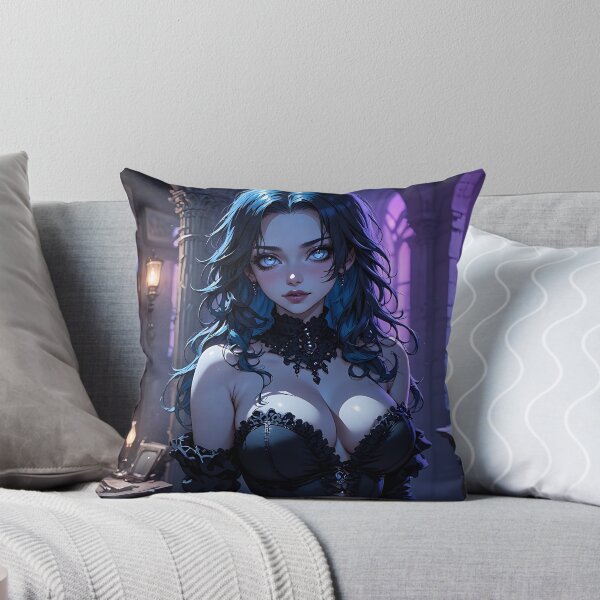 Item preview, Hot Halloween Anime Goth Girl Waifu 208 designed and sold by Your New Fixation.