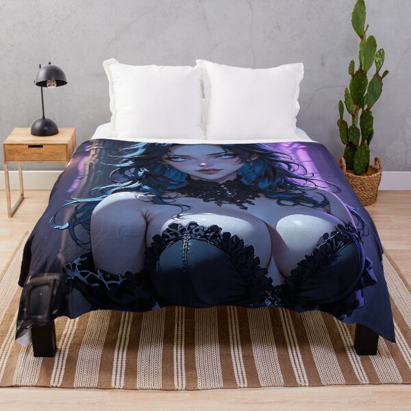 Item preview, Hot Halloween Anime Goth Girl Waifu 208 designed and sold by Your New Fixation.