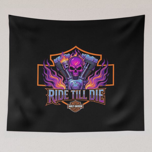Item preview, Ride Till Die Harley Davidson Highway Spirit Rider Graphic designed and sold by enzoade.