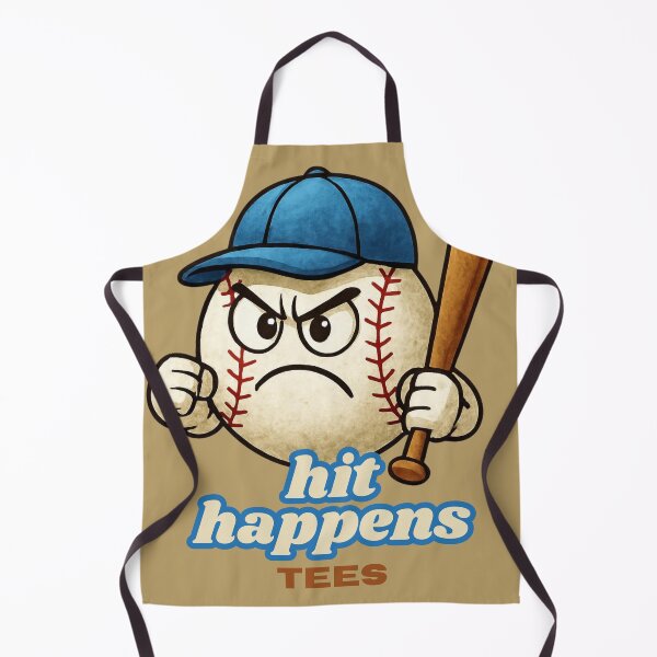 Item preview, Hit Happens Tees T-shirt Funny fir Baseball Lovers designed and sold by Lopez-Design.