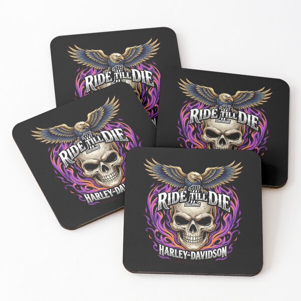 Item preview, Ride Till Die Harley Davidson Classic Cruiser Design designed and sold by enzoade.
