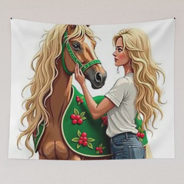 Item preview, Palomino Princess Cosmic Companion Festive Design  designed and sold by highvibz72.