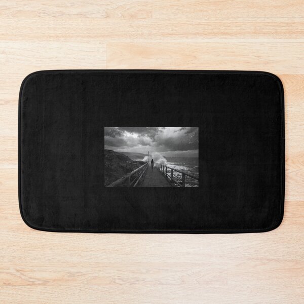 Item preview, Walking into the Storm - Ocean Lover Black and White Fine Art designed and sold by islam gamal.