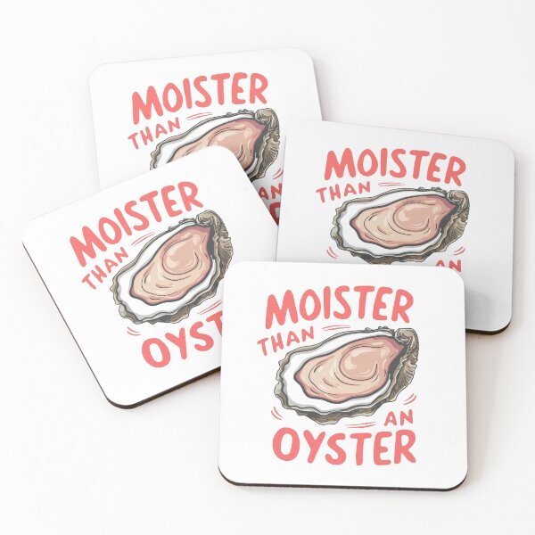 Item preview, Moister Than an Oyster — Funny Seafood Hand Drawn Graphic designed and sold by Colorful-Garden.