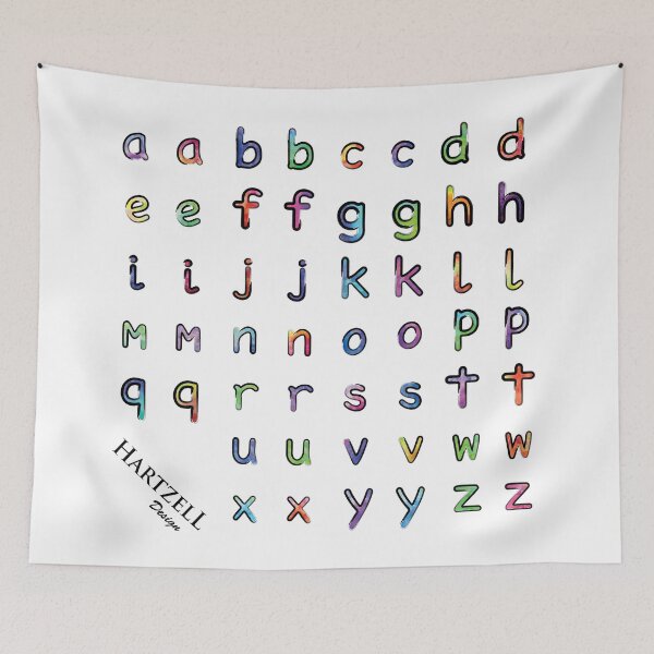 Item preview, Watercolor Alphabet designed and sold by hartzelldesign.