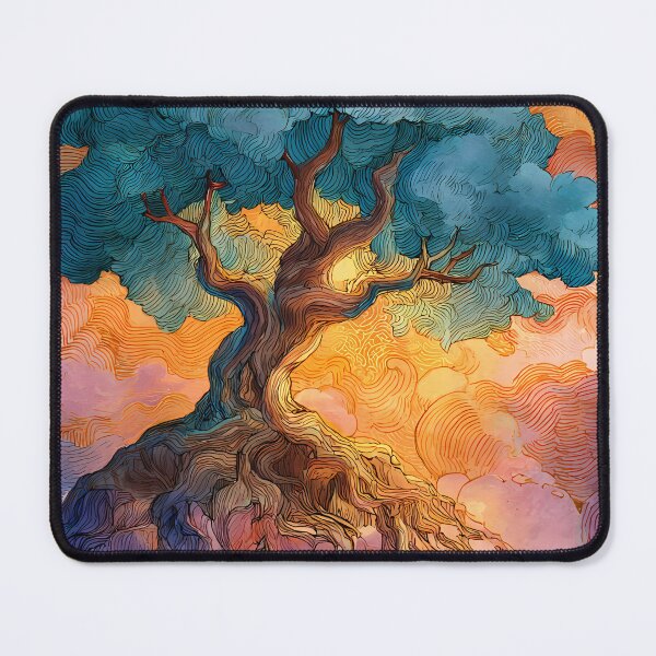 Item preview, Mystical Tree of Life Floating in the Clouds designed and sold by jo-e-basta.