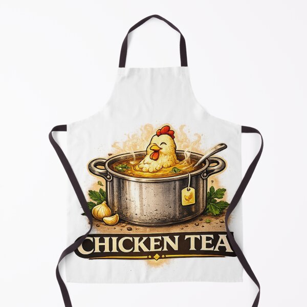 Item preview, Chicken Tea Funny Chicken In Soup Pot Meme Design designed and sold by MarekBu.