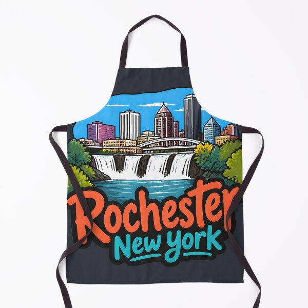Item preview, Rochester New York Cute Skyline Retro Cityscape designed and sold by HowToCanadian.