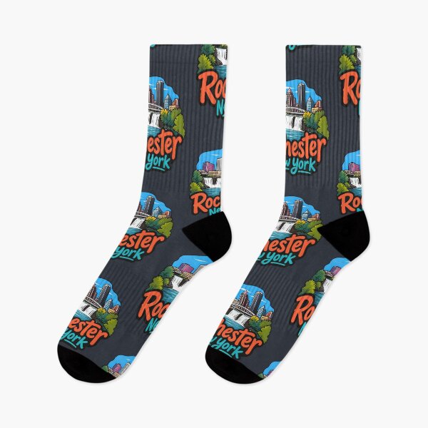 Item preview, Rochester New York Cute Skyline Retro Cityscape  designed and sold by HowToCanadian.
