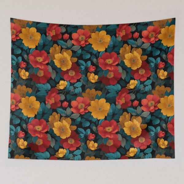 Item preview, Cute Chintz Floral  - Birth Flower Pattern   - Valentine Gifts For wife designed and sold by RoyalStarsPatts.