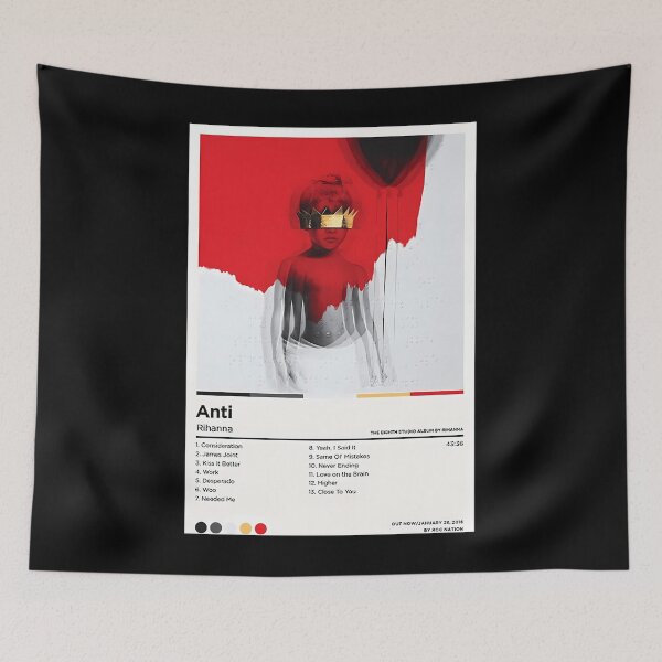 Item preview, Rihanna Child Rojo y Blanco designed and sold by LooneySkins.