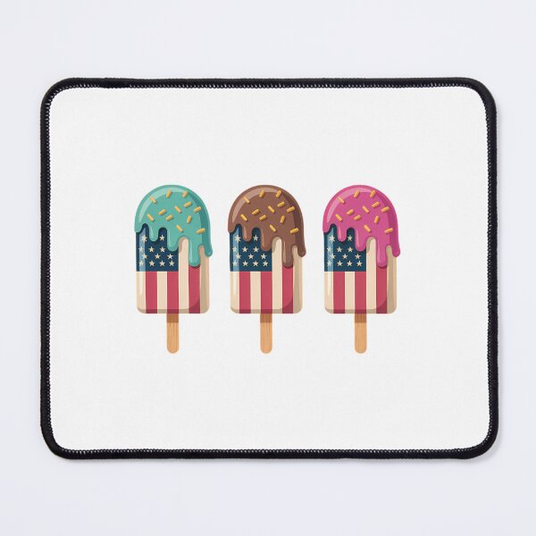 Item preview, American Flag Ice Cream Patriotic 4th Of July Popsicle designed and sold by TyraYoung.