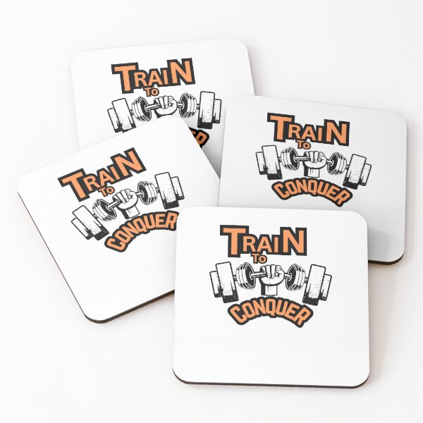 Item preview, Train to Conquer Gym Motivation designed and sold by STILQ-FASHION.