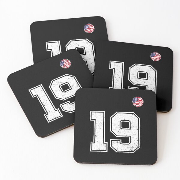 Item preview, Soccer player Jersey number 19 Usa Fans designed and sold by RoyesButler.