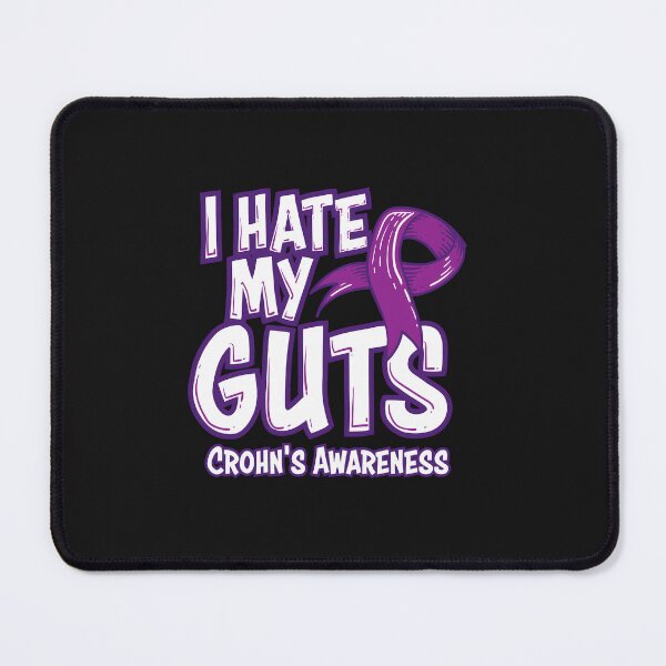 Item preview, Crohn's Awareness Gift Funny I Hate My Guts Purple Ribbon Performance designed and sold by FrankIsabel.