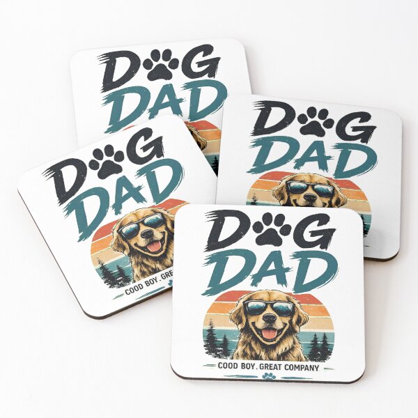 Item preview, Dog Dad Life Cool Golden Retriever Sunset T-Shirt designed and sold by SoyLamderma.
