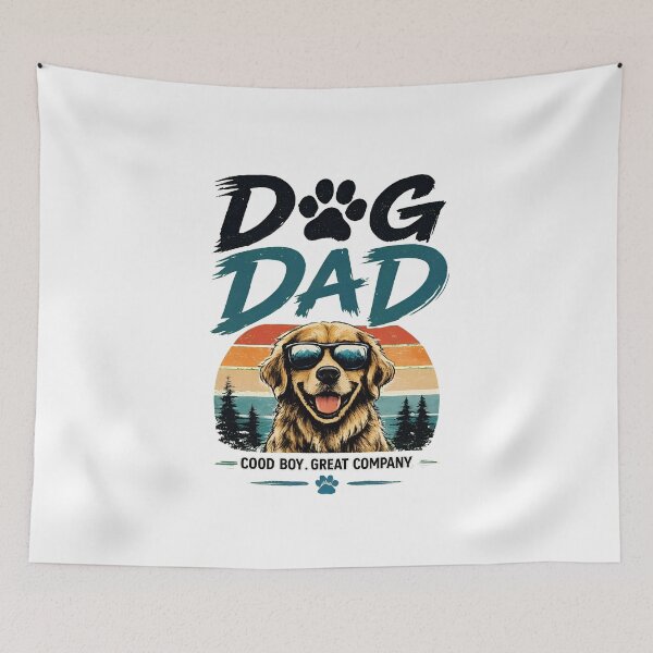 Item preview, Dog Dad Life Cool Golden Retriever Sunset T-Shirt designed and sold by SoyLamderma.