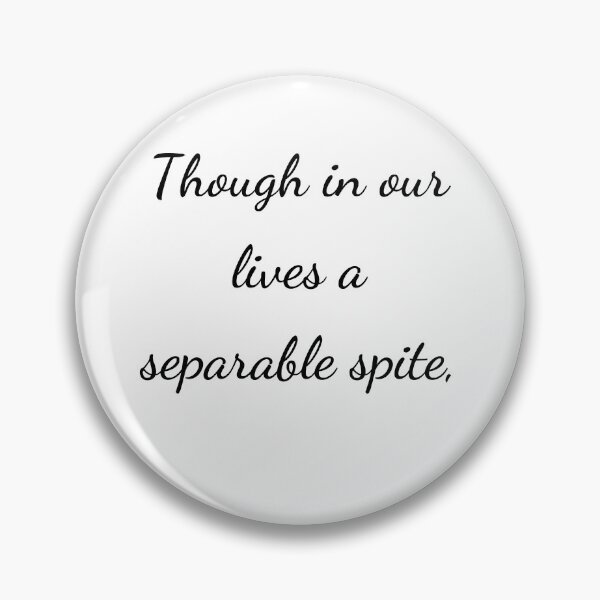 Item preview, "Though in our lives a separable spite," - handwriting black designed and sold by ariksworld.