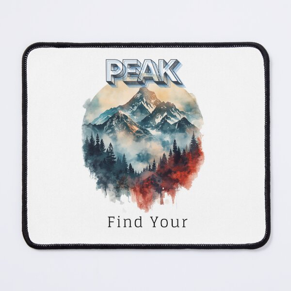 Item preview, Find Your Peak T-shirt for Mountain Lovers T-Shirt designed and sold by Lopez-Design.