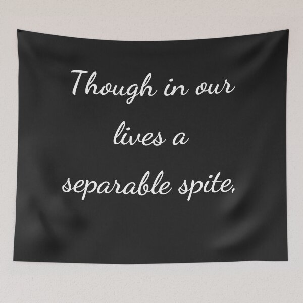 Item preview, "Though in our lives a separable spite," - handwriting white designed and sold by ariksworld.
