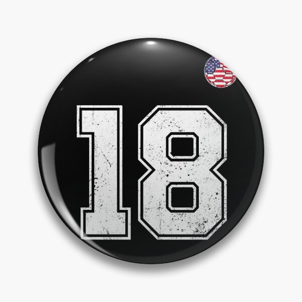 Item preview, Soccer player Jersey number 18 Usa Fans designed and sold by RoyesButler.