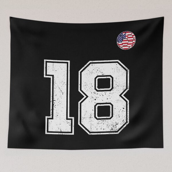 Item preview, Soccer player Jersey number 18 Usa Fans designed and sold by RoyesButler.