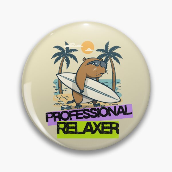 Item preview, Professional Relaxer Capybara Style designed and sold by Lopez-Design.