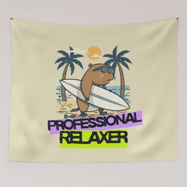 Item preview, Professional Relaxer Capybara Style designed and sold by Lopez-Design.