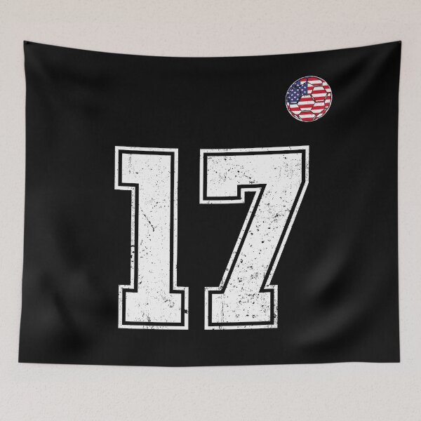 Item preview, Soccer player Jersey number 17 Usa Fans designed and sold by RoyesButler.