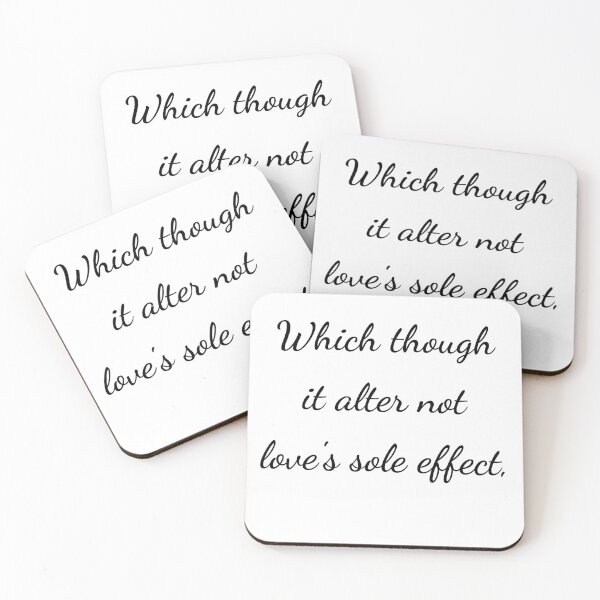Item preview, "Which though it alter not love's sole effect," - handwriting black designed and sold by ariksworld.