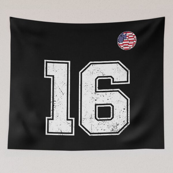 Item preview, Soccer player Jersey number 16 Usa Fans designed and sold by RoyesButler.