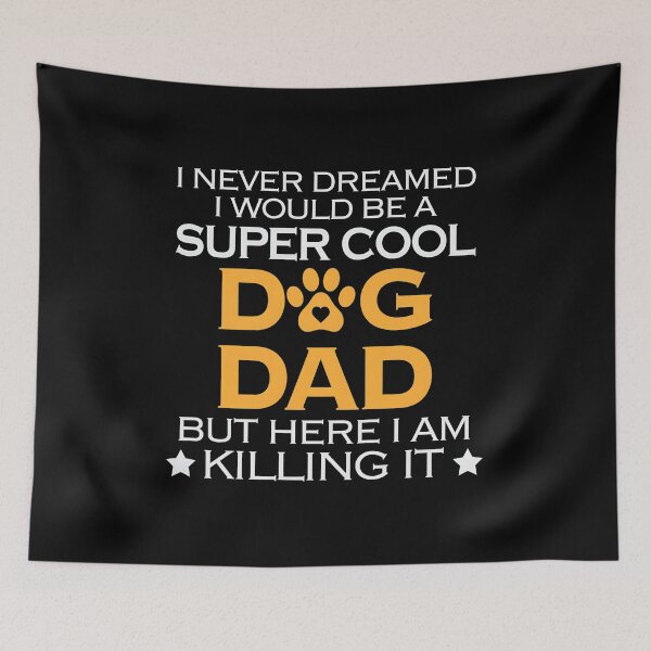 Item preview, Super Cool Dog Dad Killing It Paw Print Shirt designed and sold by SoyLamderma.