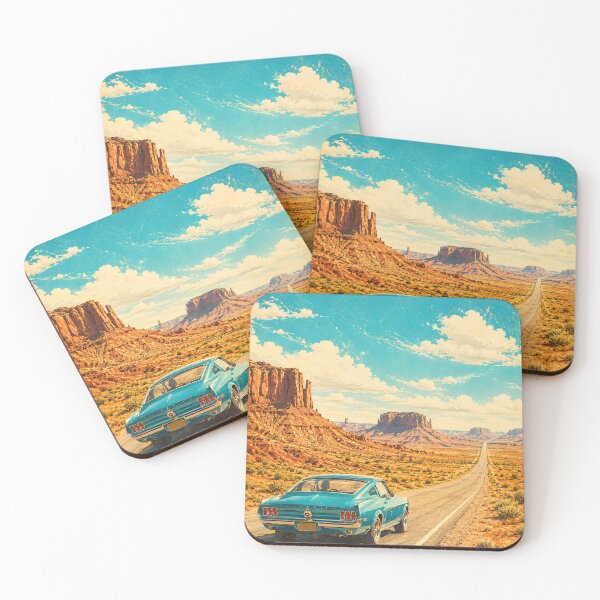 Item preview, Retro Desert Highway Adventure designed and sold by smktheduck.